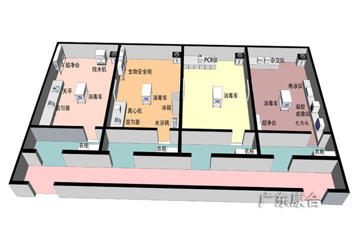 pcr實驗室規(guī)劃圖