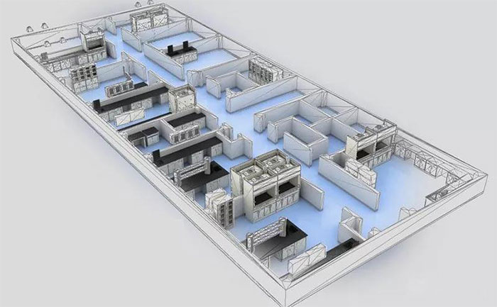 檢測實驗室規(guī)劃設(shè)計三維圖